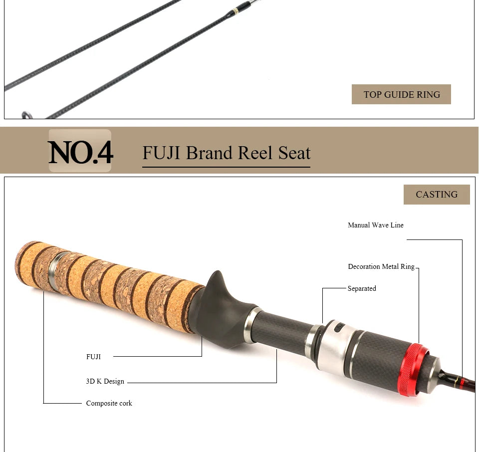 KUYING Teton SUL 5'2" Casting Rod