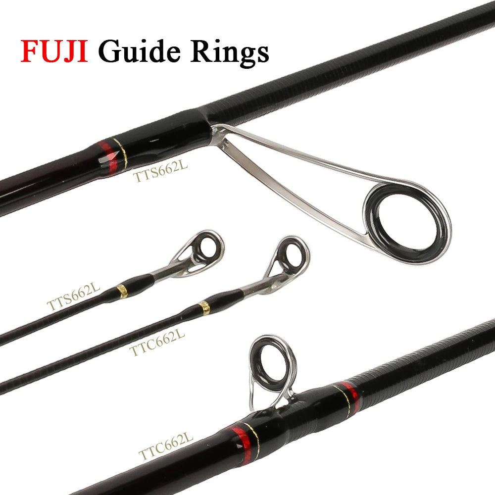 KUYING Teton L Light 6'6" Baitcasting Rod