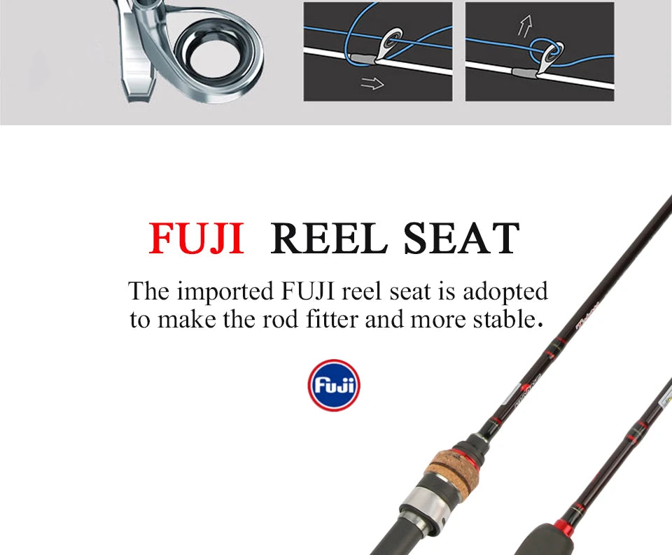 KUYING Teton L Light 6'6" Baitcasting Rod