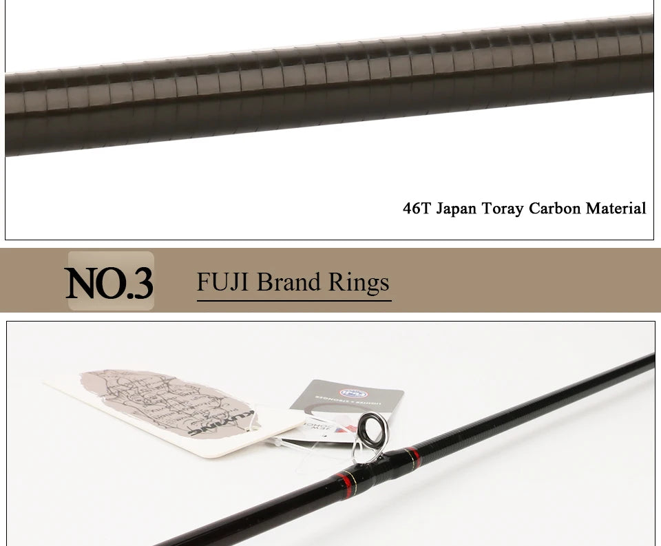 KUYING Teton L Light 6'6" Baitcasting Rod