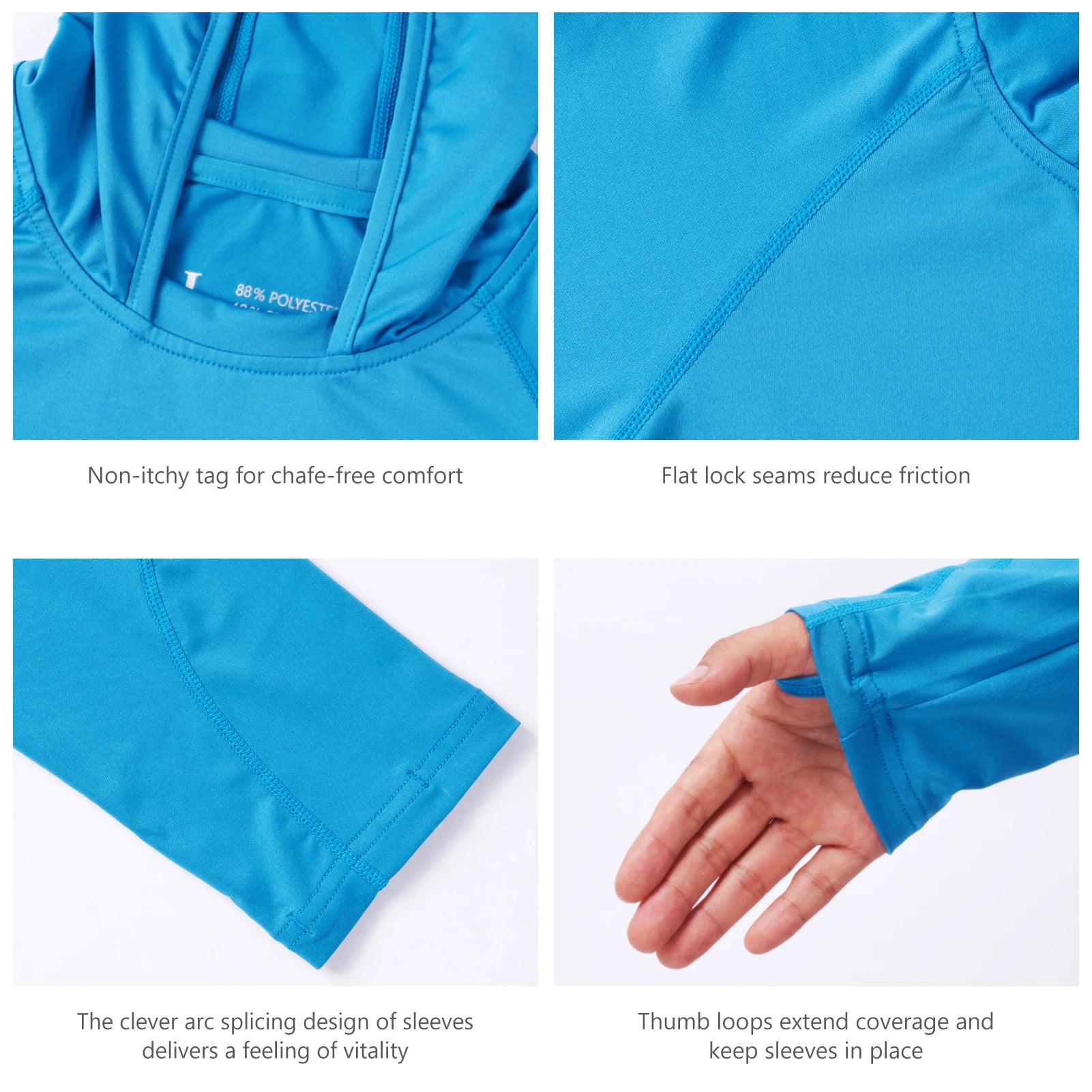 BASSDASH Youth UPF 50+ Fishing Hoodie