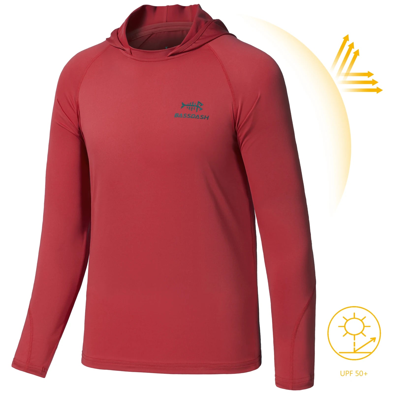 BASSDASH Youth UPF 50+ Fishing Hoodie