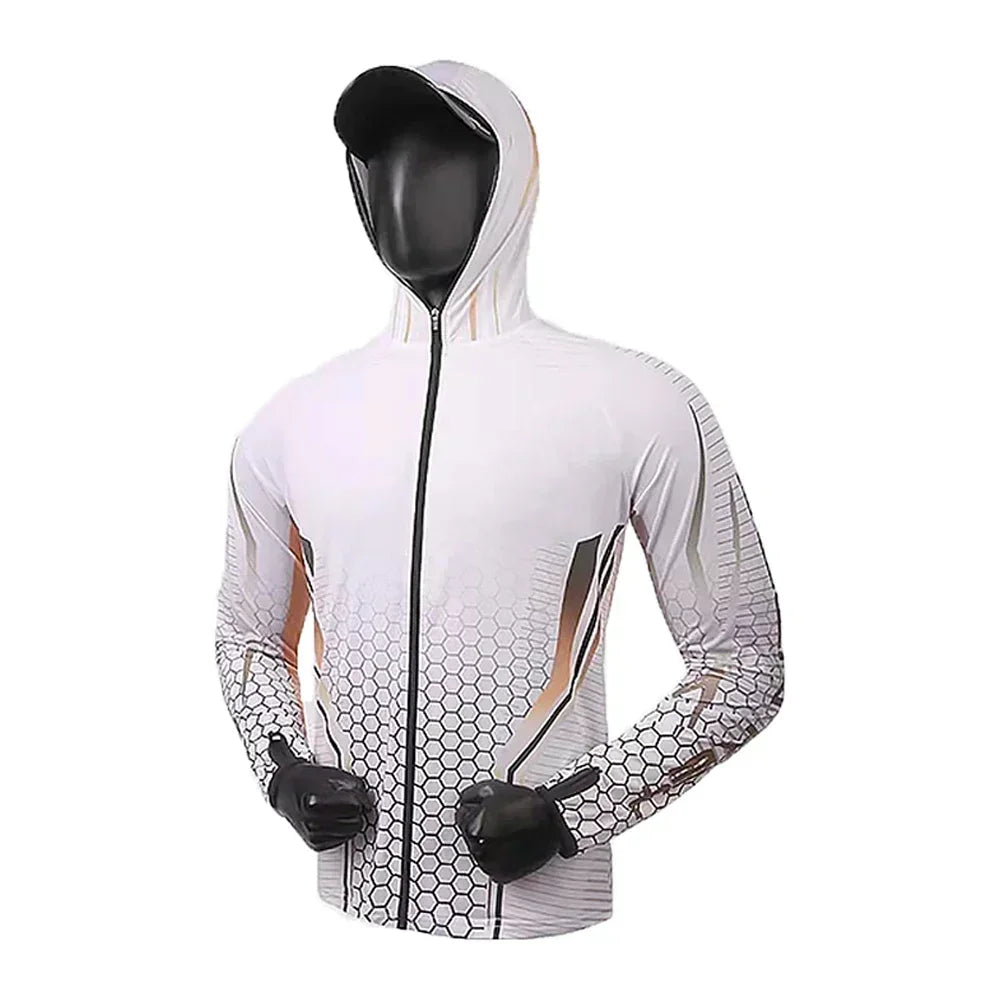 Summer Fishing Hoodie UPF 50+ Zippered