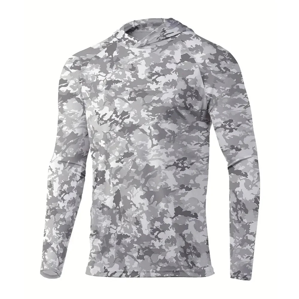 Men’s Sun Protection Hoodie T-Shirt UPF 50+