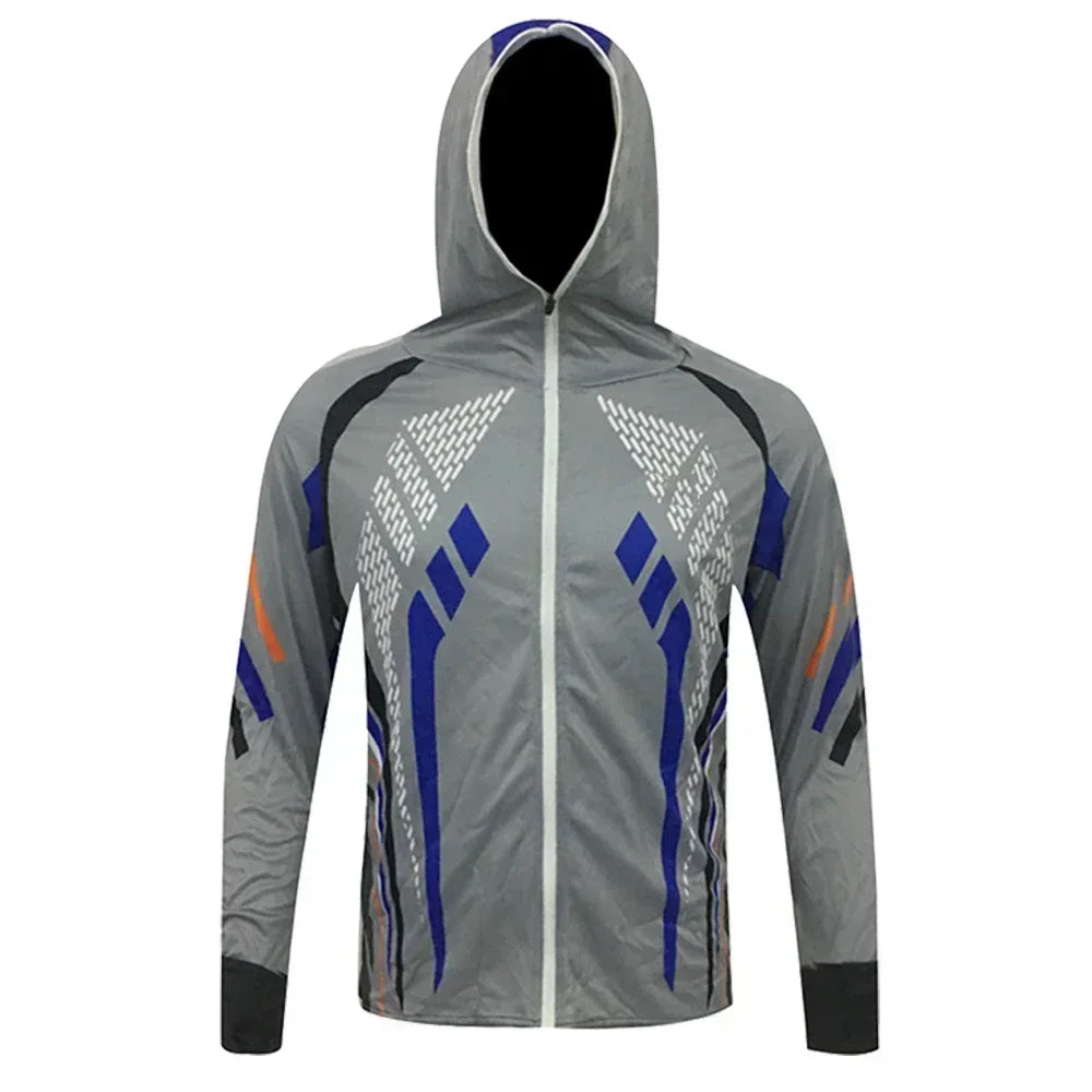 Summer Fishing Hoodie UPF 50+ Zippered