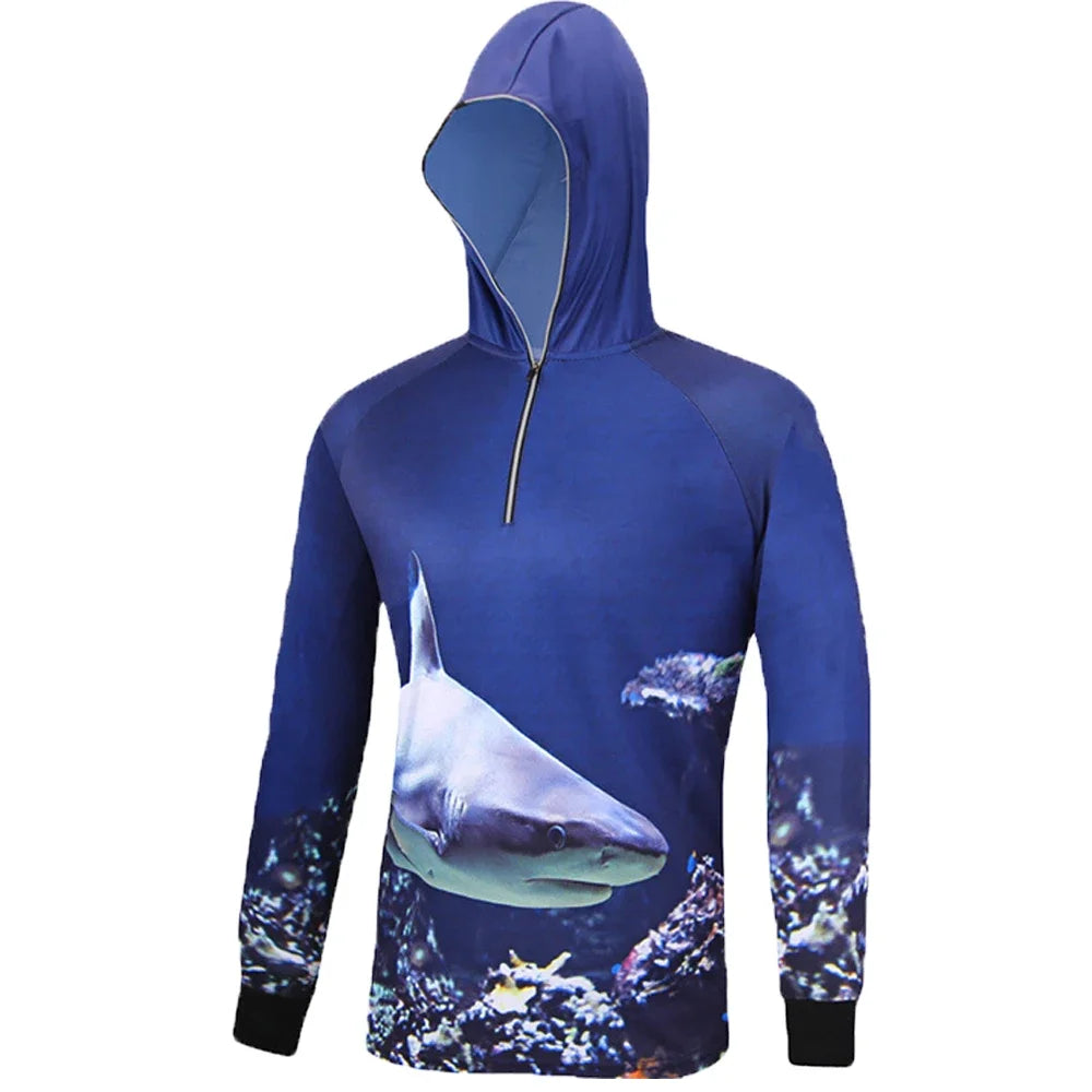Fishing Jacket – Hooded, UV, Camouflage