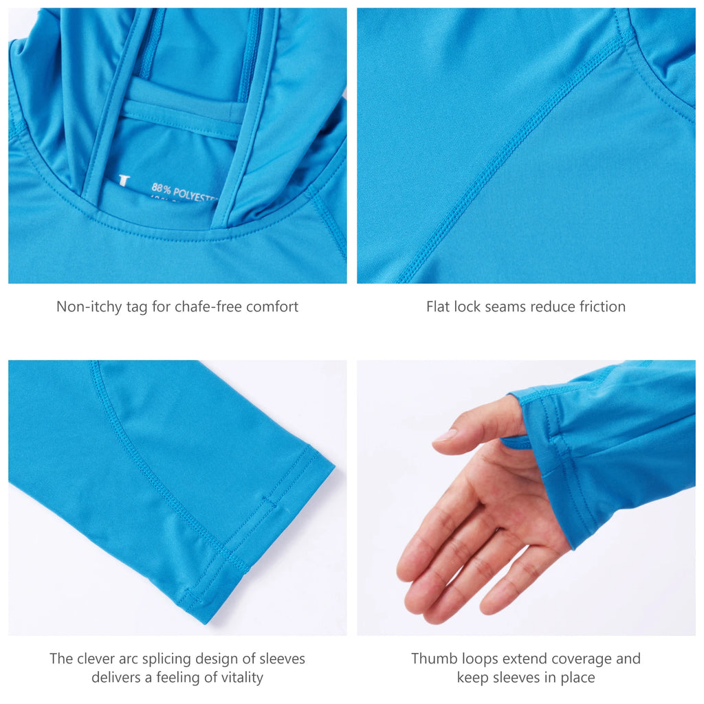 BASSDASH Youth UPF 50+ Fishing Hoodie
