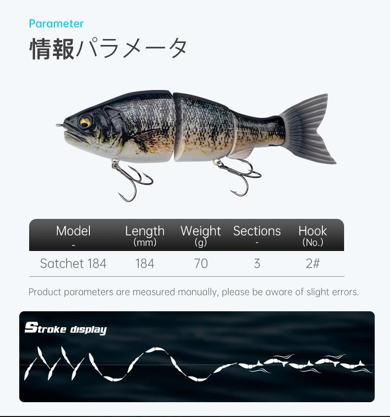 LEYDUN JOINTED CLAW Swimbait