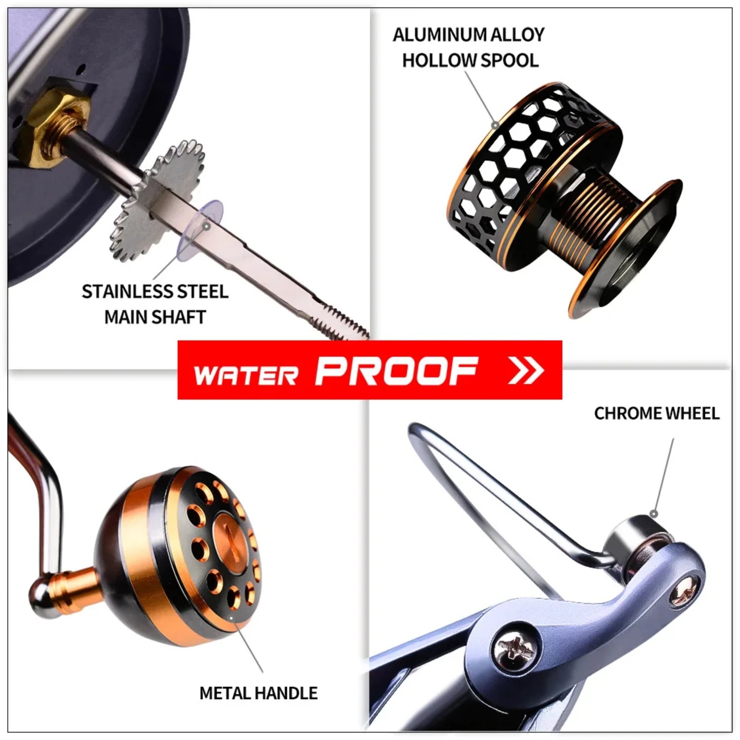 VIVVIDWORD Spool Reel