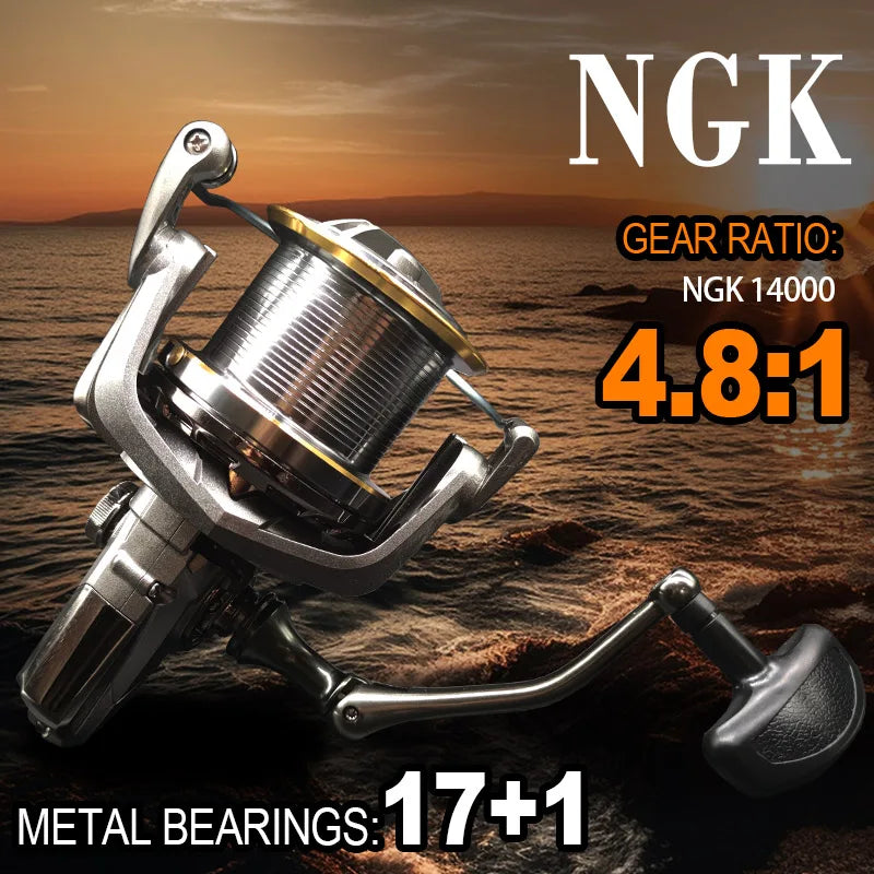 NGK Long Shot Surf Spinning Reel
