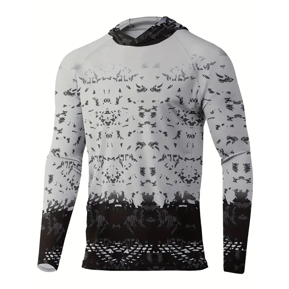 Men’s Sun Protection Hoodie T-Shirt UPF 50+