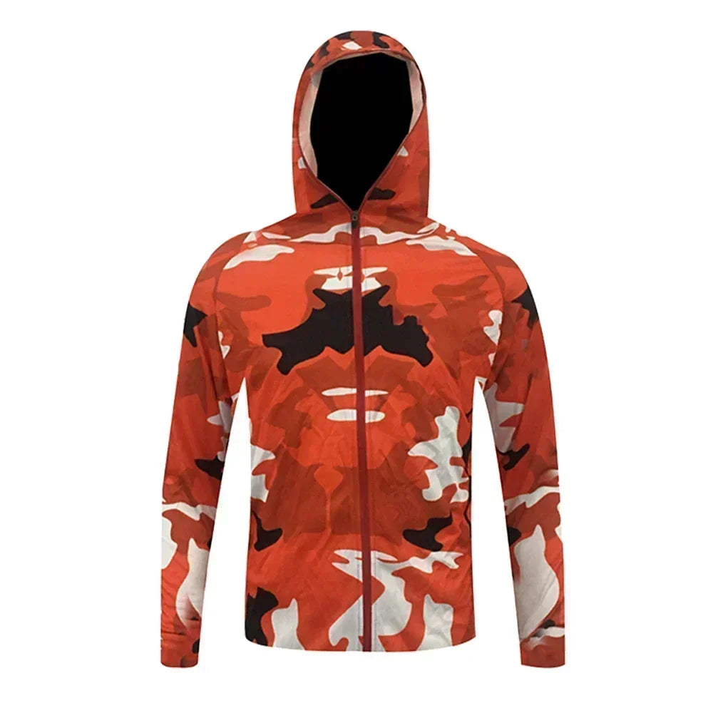 Summer Fishing Hoodie UPF 50+ Zippered
