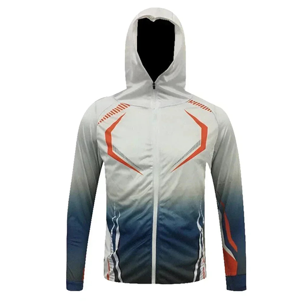 Summer Fishing Hoodie UPF 50+ Zippered