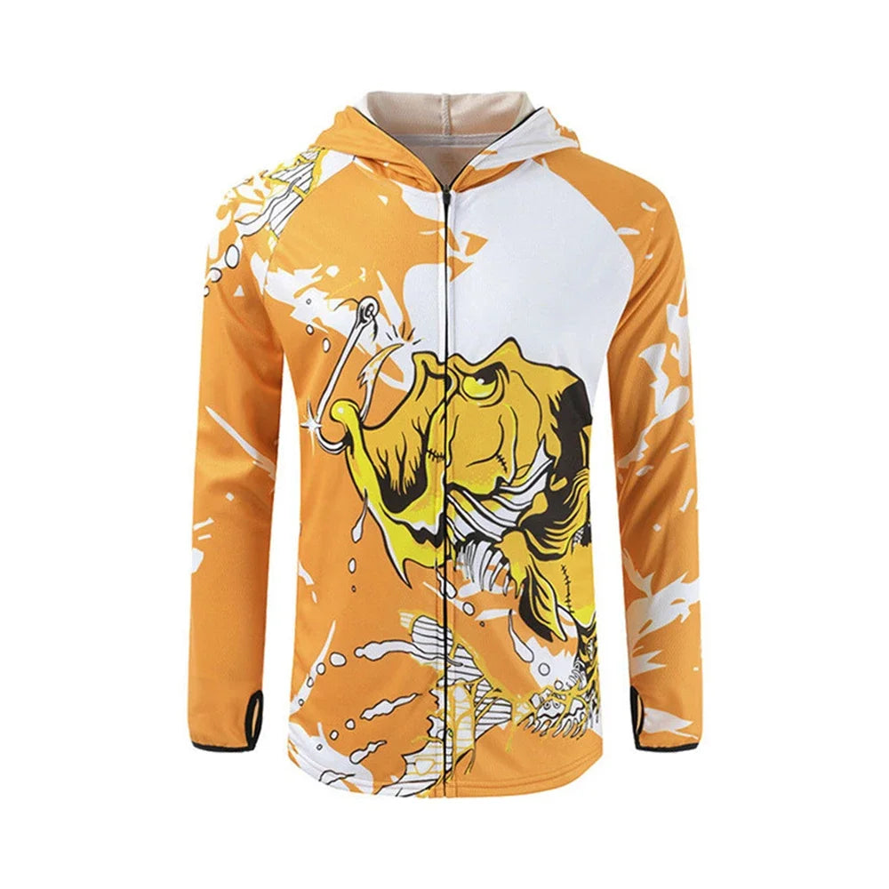 Fishing Jacket – Hooded, UV, Camouflage