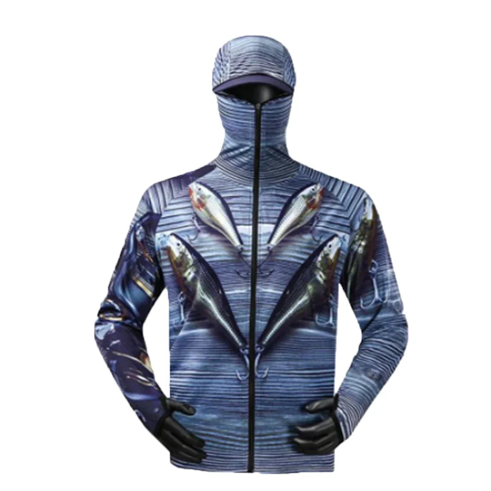 Fishing Jacket – Hooded, UV, Camouflage
