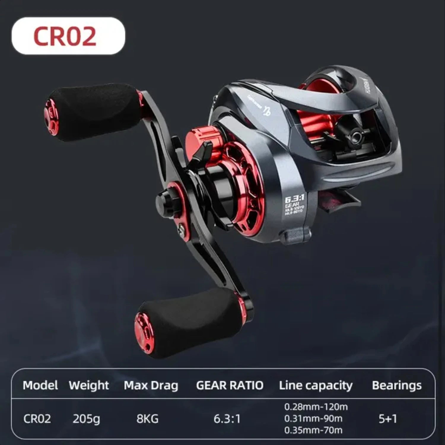 Fishing Reel CR 8kg Max Drag