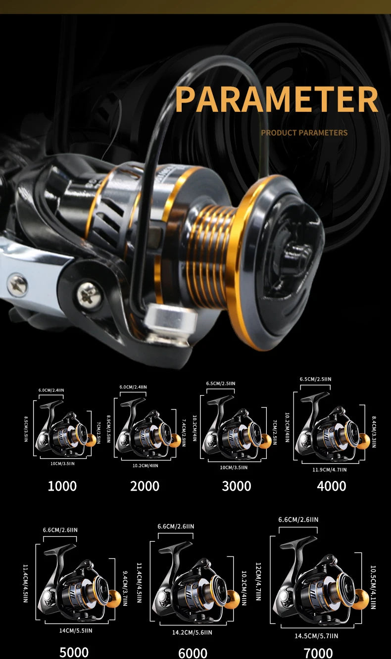 HM New Fishing Reel