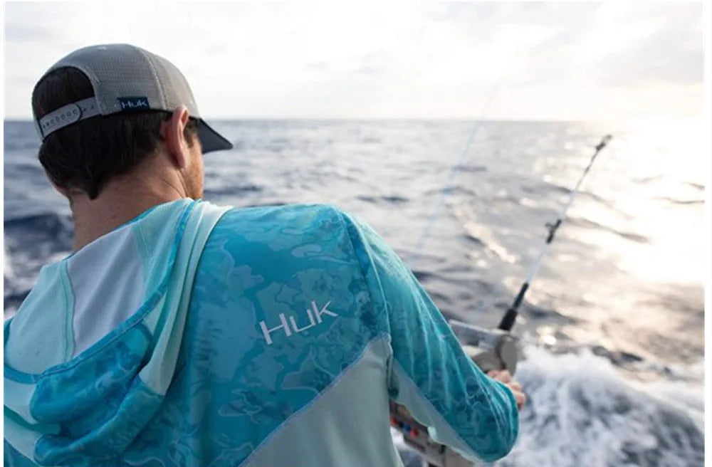 HUK Fishing Shirt – Long Sleeve Sun Protection