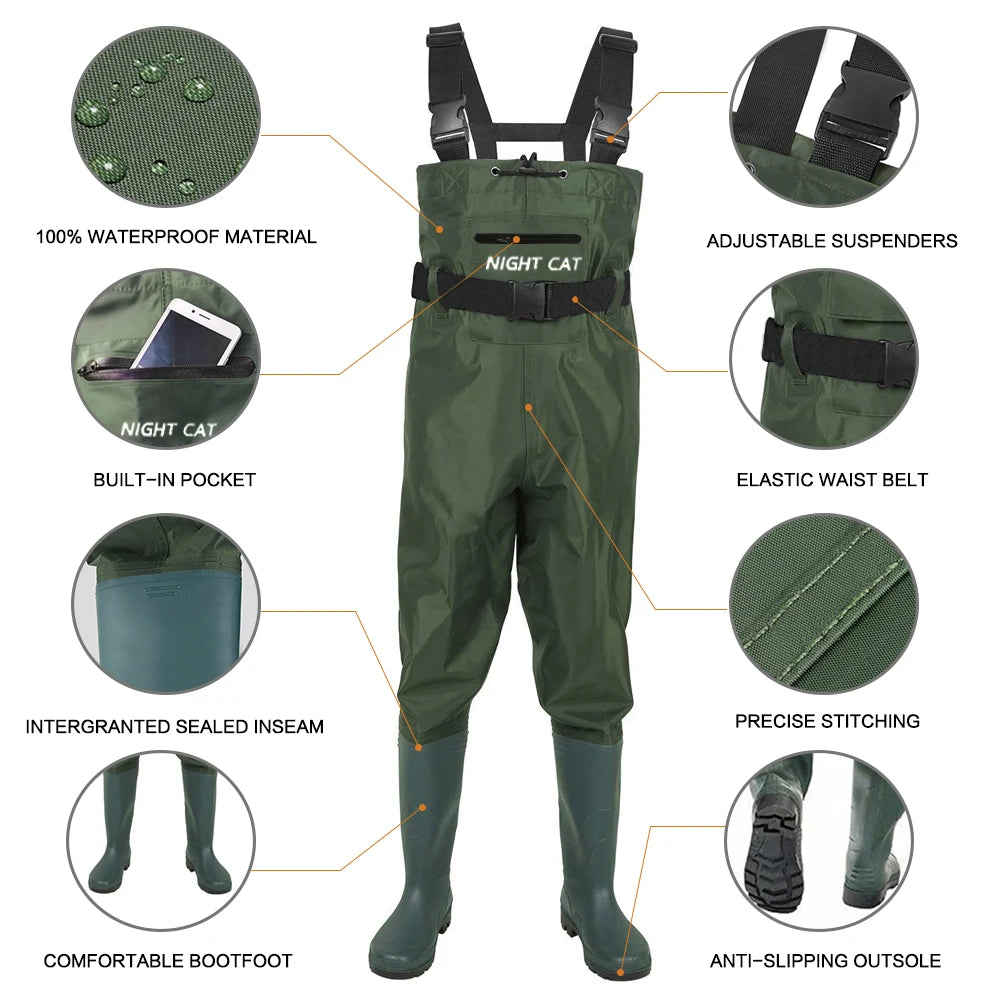 Lightweight Waterproof Fishing Waders