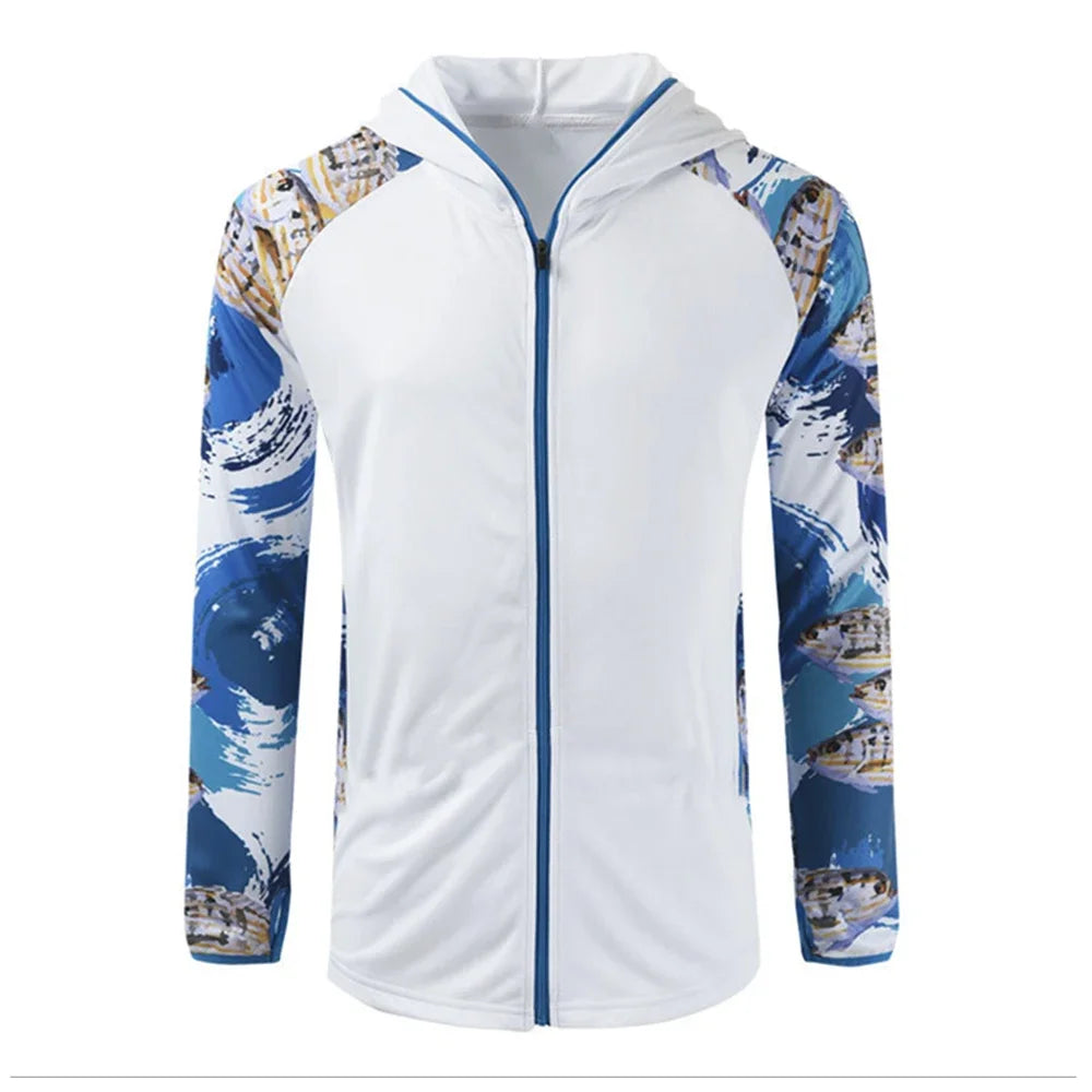 Fishing Jacket – Hooded, UV, Camouflage