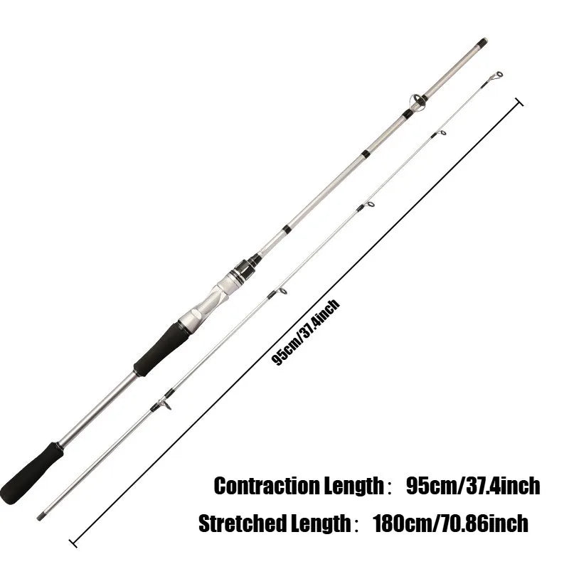 70.86" Silvery Carbon Fiber Rod